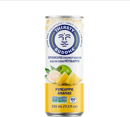 Thirsty Buddha • Sparkling Coconut Water Pineapple 355 mL